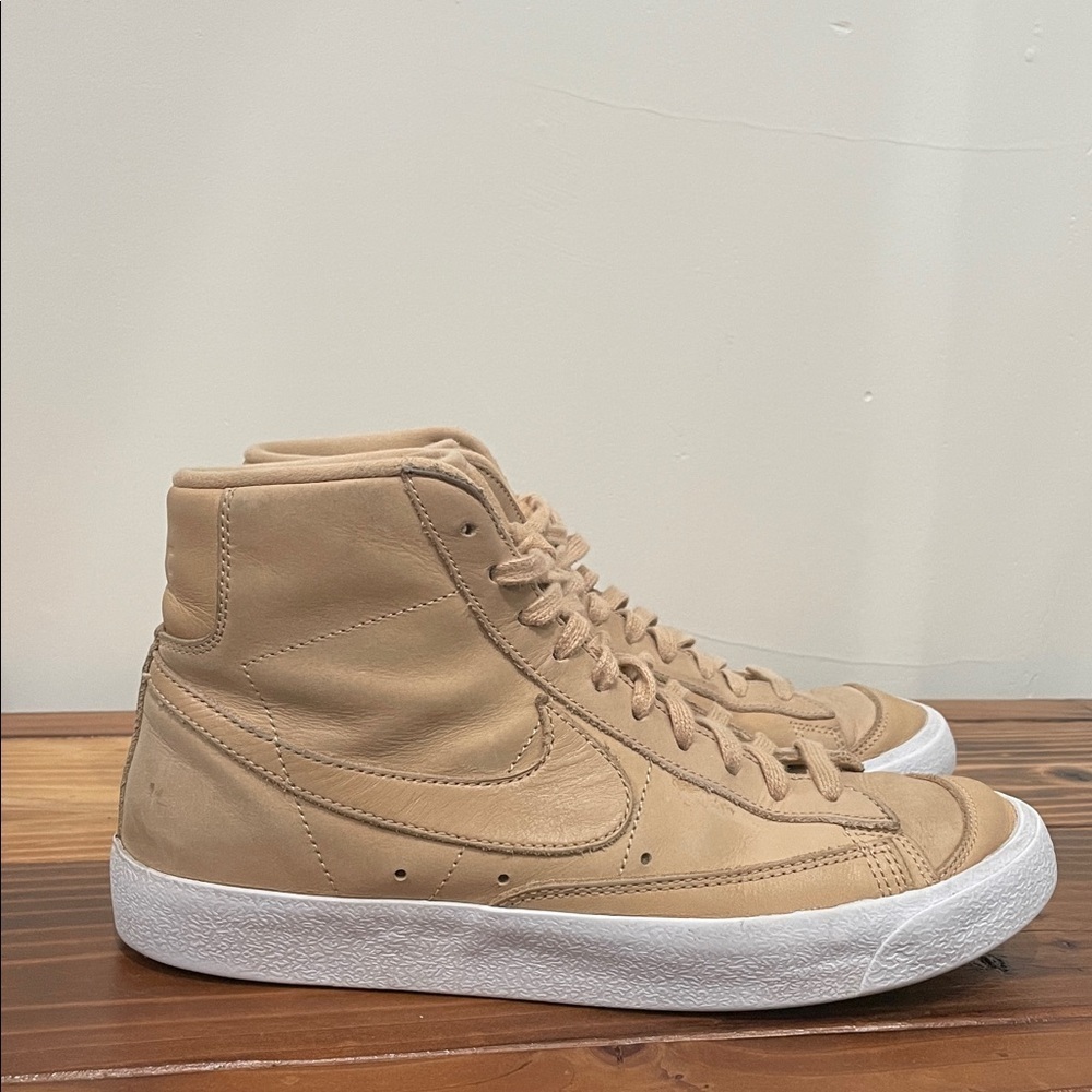 Nike Women's Blazer Mid Premium Sneakers ‘Vachetta Tan' DQ7572-200 Size 9 - Picture 8 of 16